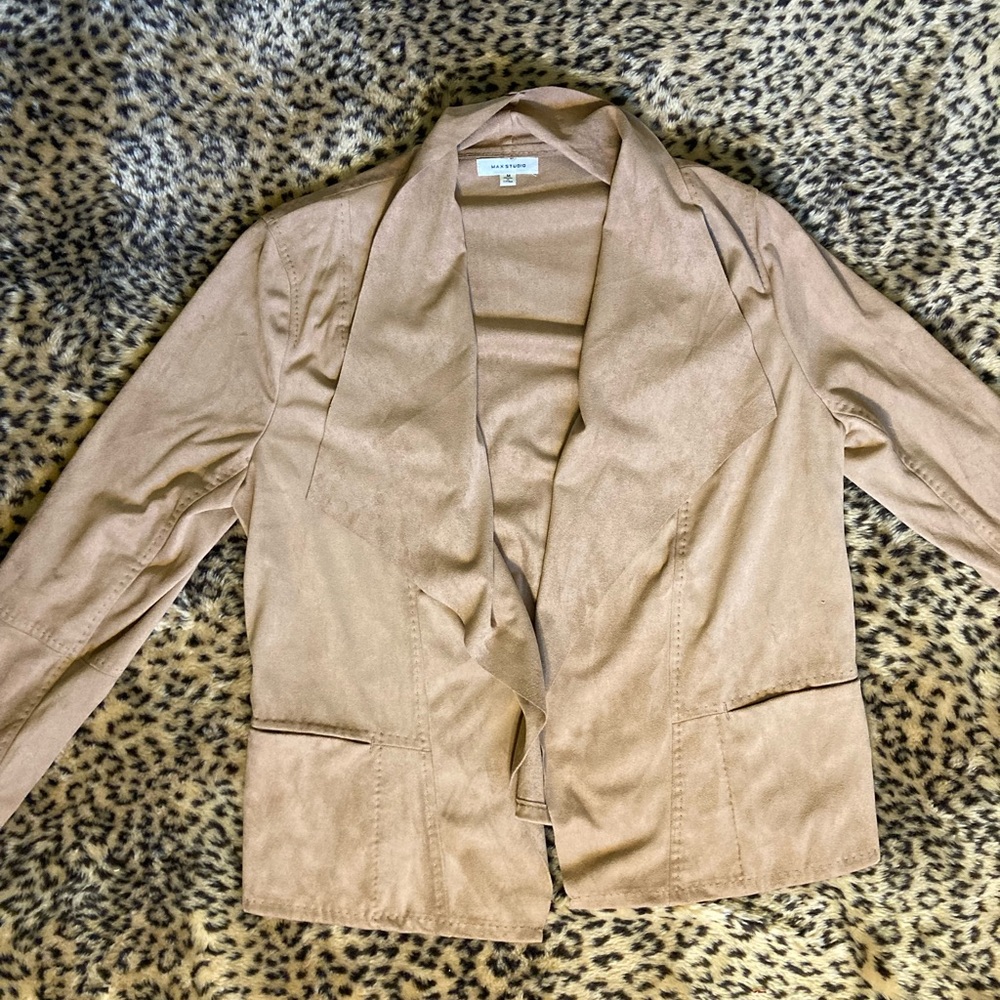 Tan Suede Jacket - Picture 4 of 5